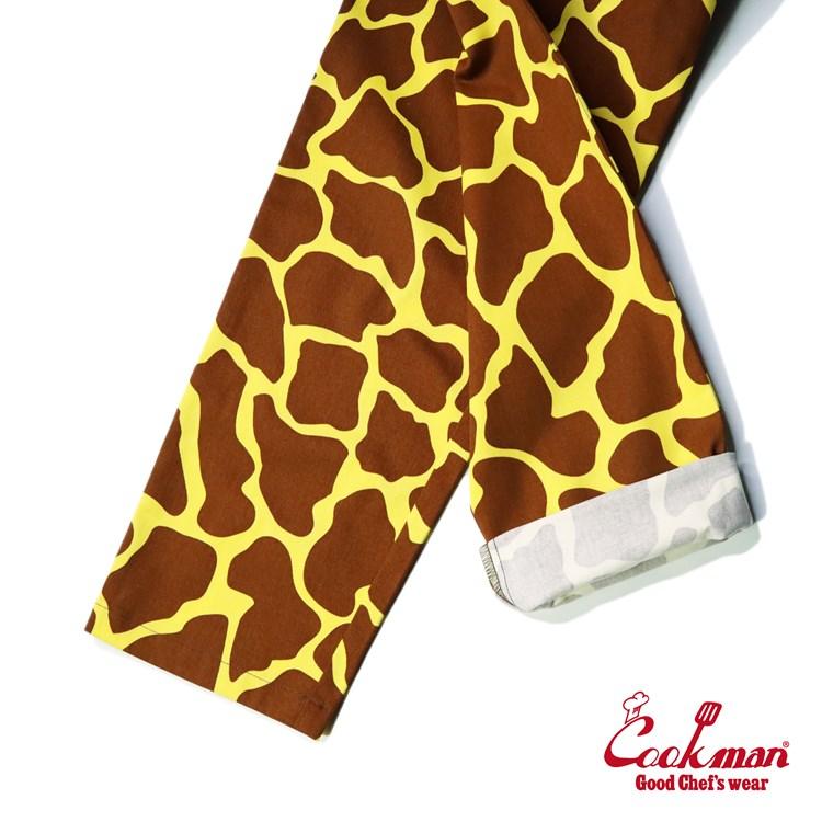 COOKMAN クックマン シェフパンツ Chef Pants Giraffe ジラフ ロング 231-31866 キリン柄 ユニセックス｜motobluez-store｜09