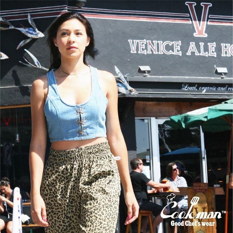 RE. 仲里依紗　おかか　きなこ　Tシャツ レオパード　シェフパンツ　セット COOKMAN（クックマン） Chef Pants Leopard シェフパンツ レオパード