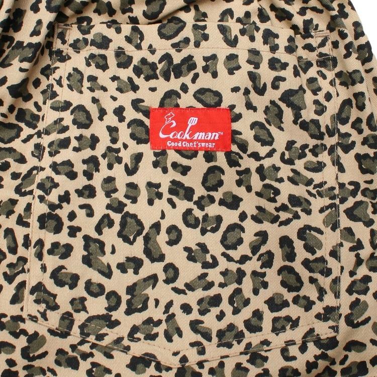 COOKMAN クックマン Chef Pants Leopard シェフパンツ レオパード 豹柄