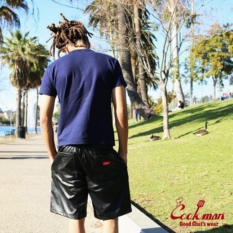 COOKMAN クックマンChef Pants Short Diner's Seat Black シェフ COOKMAN クックマンChef Pants Short Diner's Seat Black シェフ