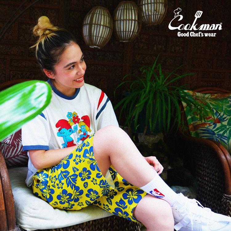 COOKMAN（クックマン） Chef Pants Short Hibiscus Yellow ショート