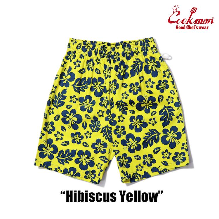 COOKMAN（クックマン） Chef Pants Short Hibiscus Yellow ショート