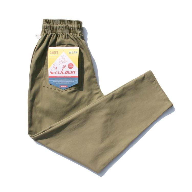 COOKMAN（クックマン） Chef Pants Olive シェフパンツ オリーブ