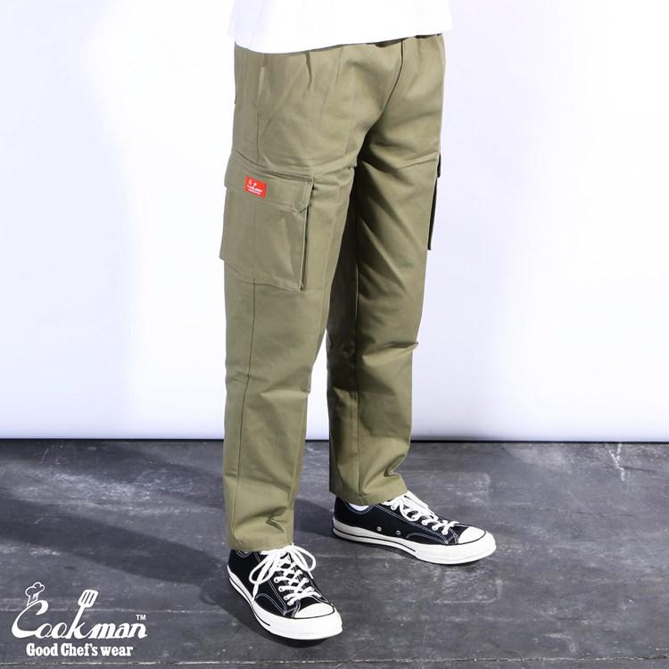 COOKMAN クックマン シェフパンツ Chef Pants Cargo Olive COOKMAN クックマン シェフパンツ Chef Pants Cargo Olive