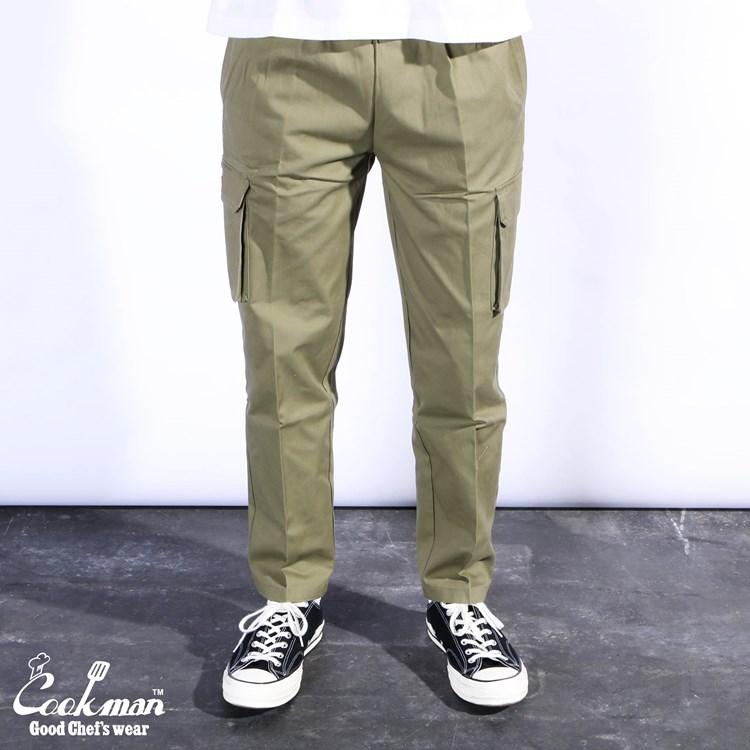 COOKMAN（クックマン） シェフパンツ Chef Pants Cargo Olive カーゴ