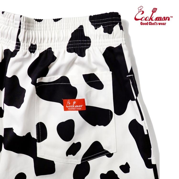 COOKMAN（クックマン） Chef Pants シェフパンツ Cow カウ 牛柄 ロング