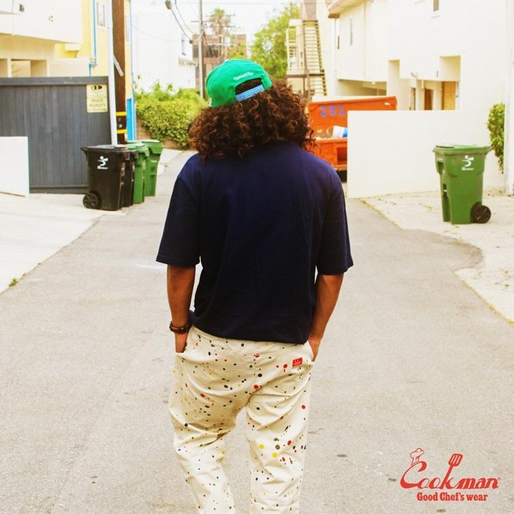 COOKMAN（クックマン） Chef Pants Sauce Splash シェフパンツ