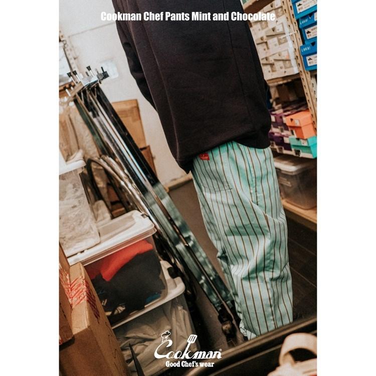 COOKMAN（クックマン） Chef Pants Mint and Chocolate シェフパンツ