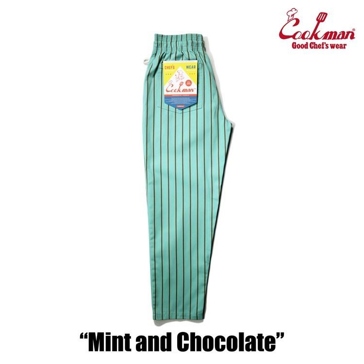COOKMAN（クックマン） Chef Pants Mint and Chocolate シェフパンツ