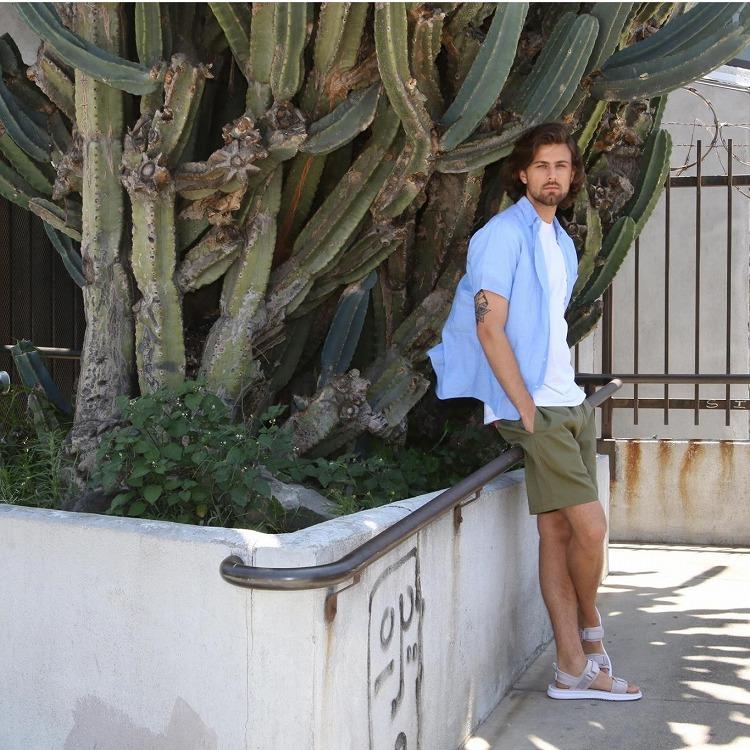 COOKMAN（クックマン） Chef Pants Short Olive Green シェフパンツ