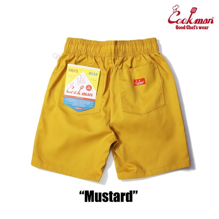 COOKMAN（クックマン） Chef Pants Short Mustard ショート シェフ