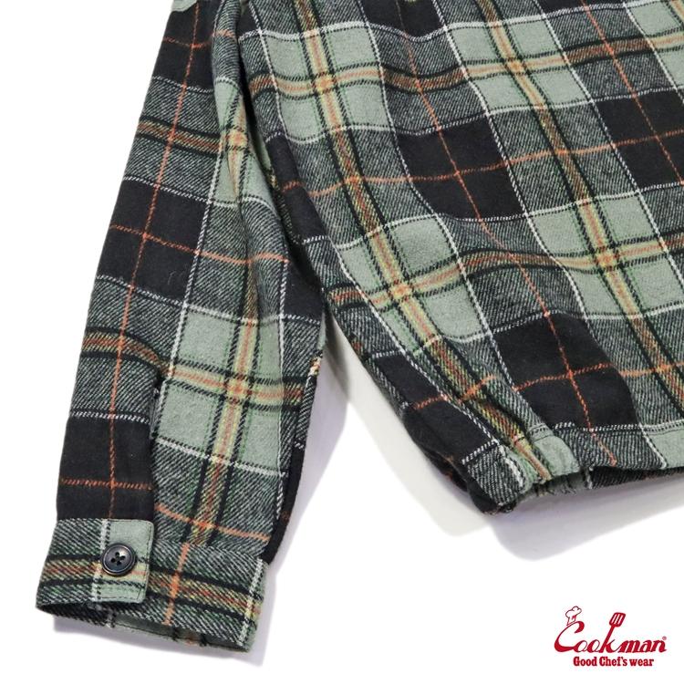 COOKMAN クックマン Delivery Jacket Woolmix Tartan Canadian COOKMAN クックマン Delivery Jacket Woolmix Tartan Canadian