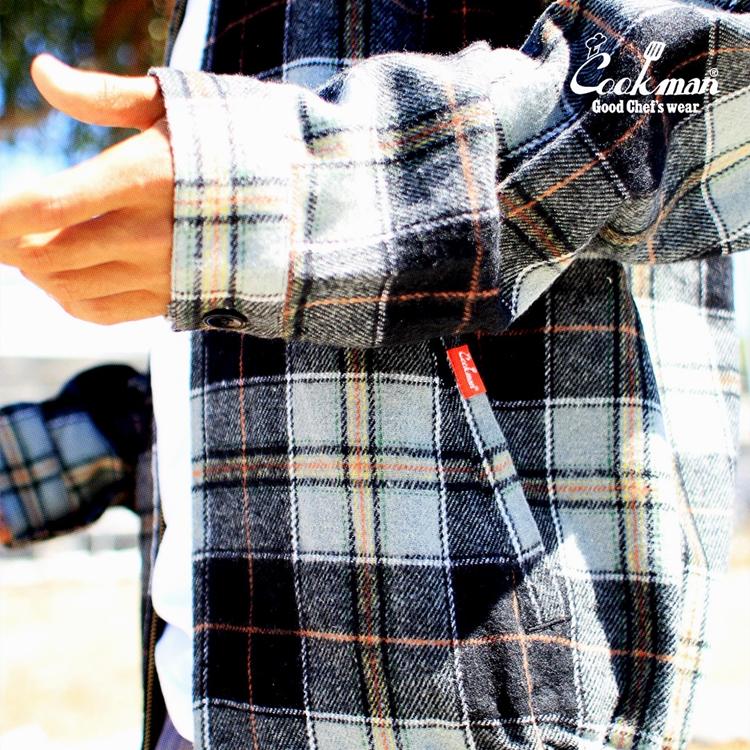 COOKMAN（クックマン） Delivery Jacket Woolmix Tartan Canadian