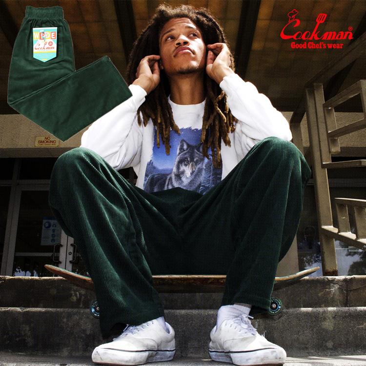 COOKMAN クックマン Chef Pants Semiwide Corduroy Brown シェフ COOKMAN クックマン Chef Pants Semiwide Corduroy Brown シェフ