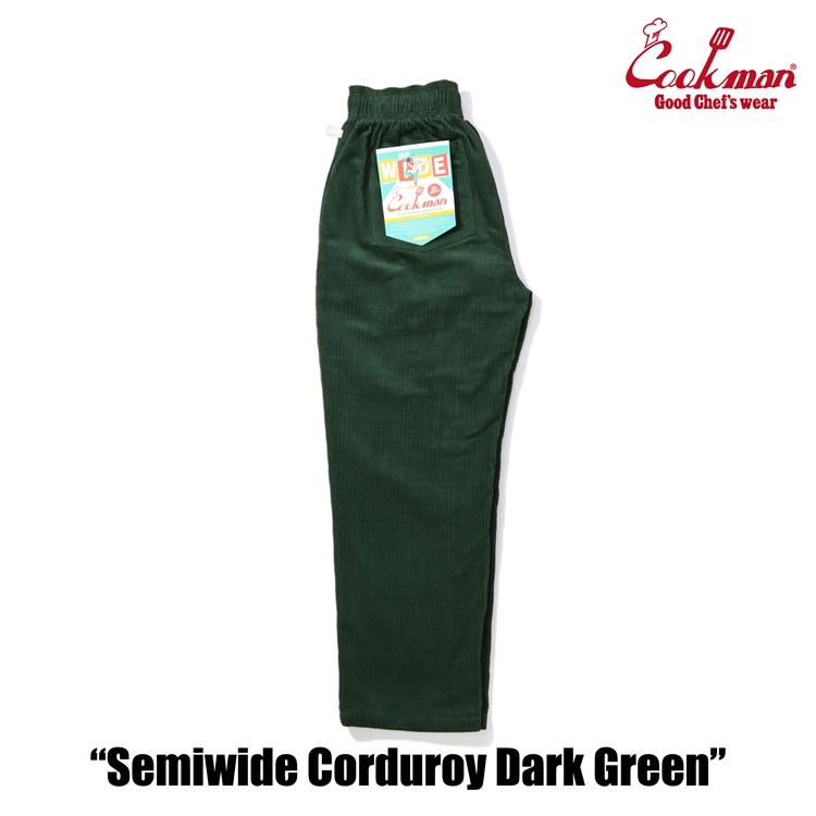 COOKMAN（クックマン） Chef Pants Semiwide Corduroy Brown シェフ