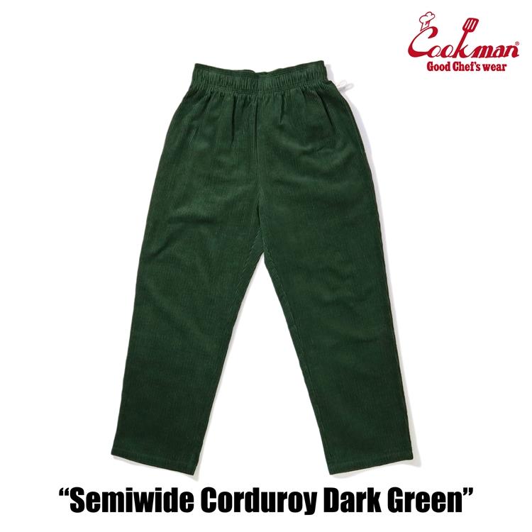 COOKMAN クックマン Chef Pants Semiwide Corduroy Brown シェフ COOKMAN クックマン Chef Pants Semiwide Corduroy Brown シェフ
