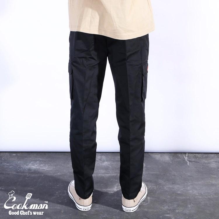 COOKMAN（クックマン） シェフパンツ Chef Pants Cargo Ripstop Black