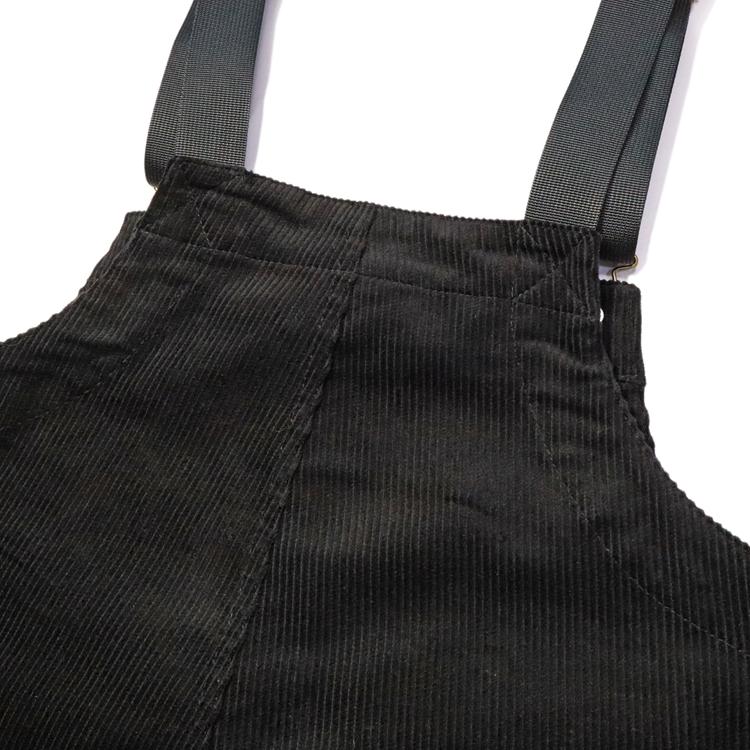 COOKMAN クックマン Fisherman's Bib Overall Corduroy Black COOKMAN クックマン Fisherman's Bib Overall Corduroy Black