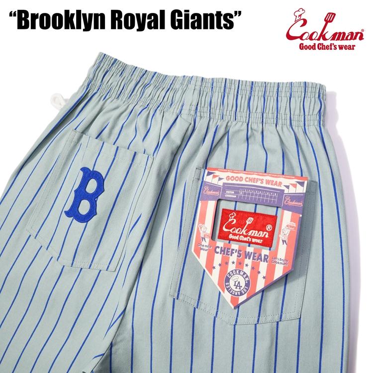 COOKMAN クックマン Chef Pants Brooklyn Royal Giants シェフパンツ ブルックリン ロイヤル ジャイアンツ 231-33852｜motobluez-store｜06