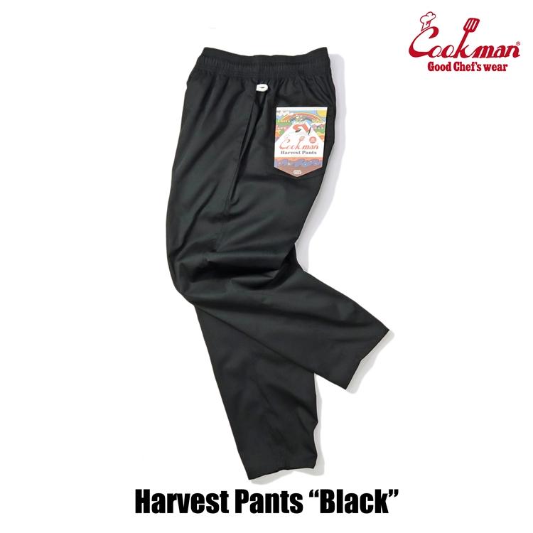 COOKMAN（クックマン） Harvest Pants Black ハーヴェストパンツ
