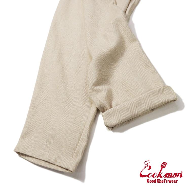 COOKMAN（クックマン） Chef Pants Milk Tweed Cream シェフパンツ