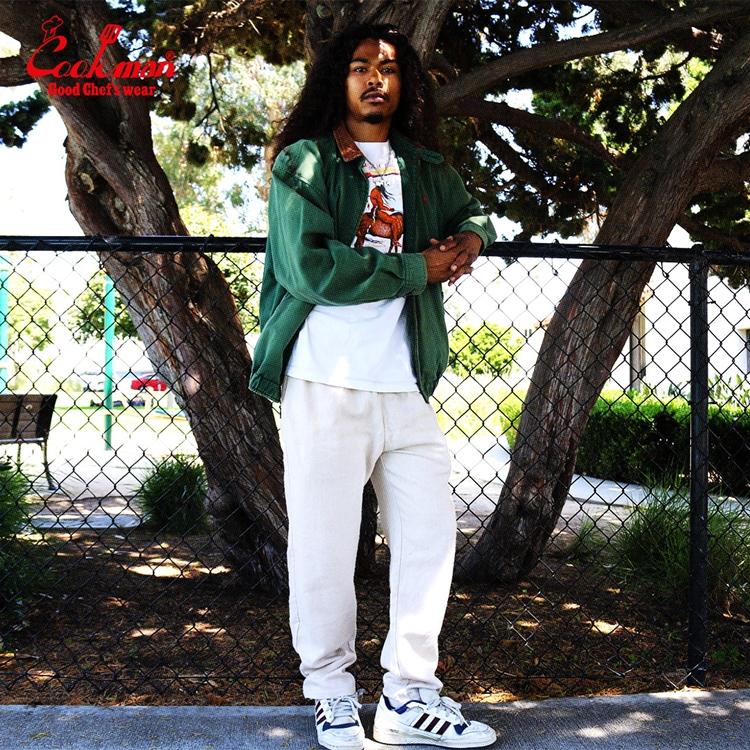 COOKMAN（クックマン） Chef Pants Milk Tweed Cream シェフパンツ