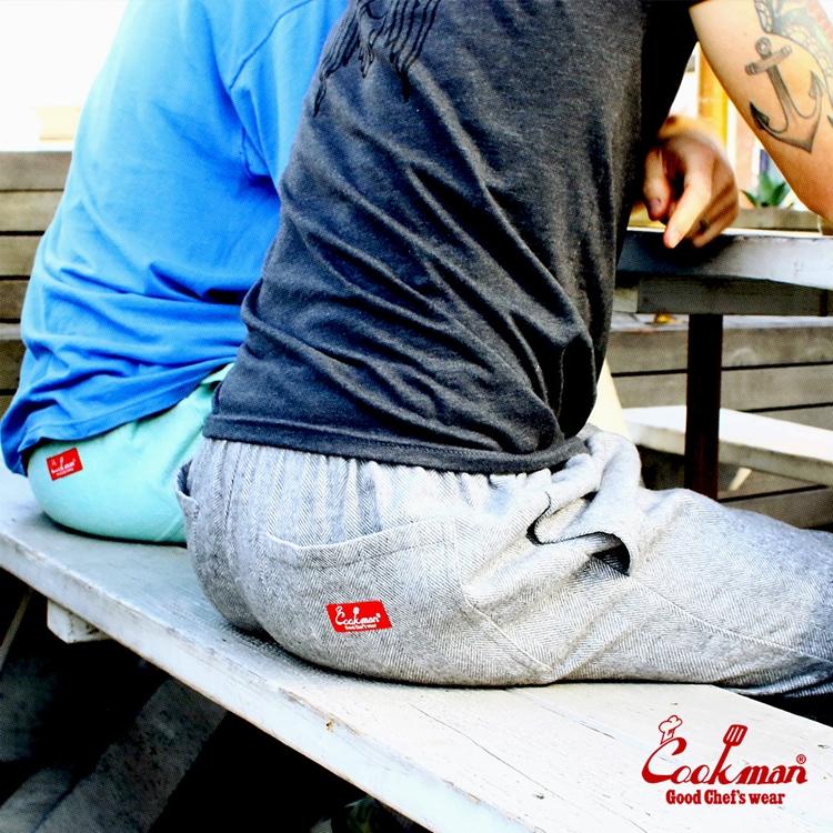 COOKMAN（クックマン） Chef Pants Milk Tweed Mint シェフパンツ
