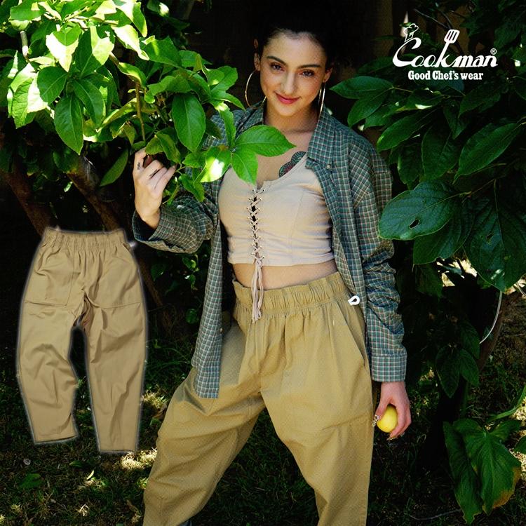 COOKMAN（クックマン） Harvest Pants Cropped Canvas Beige