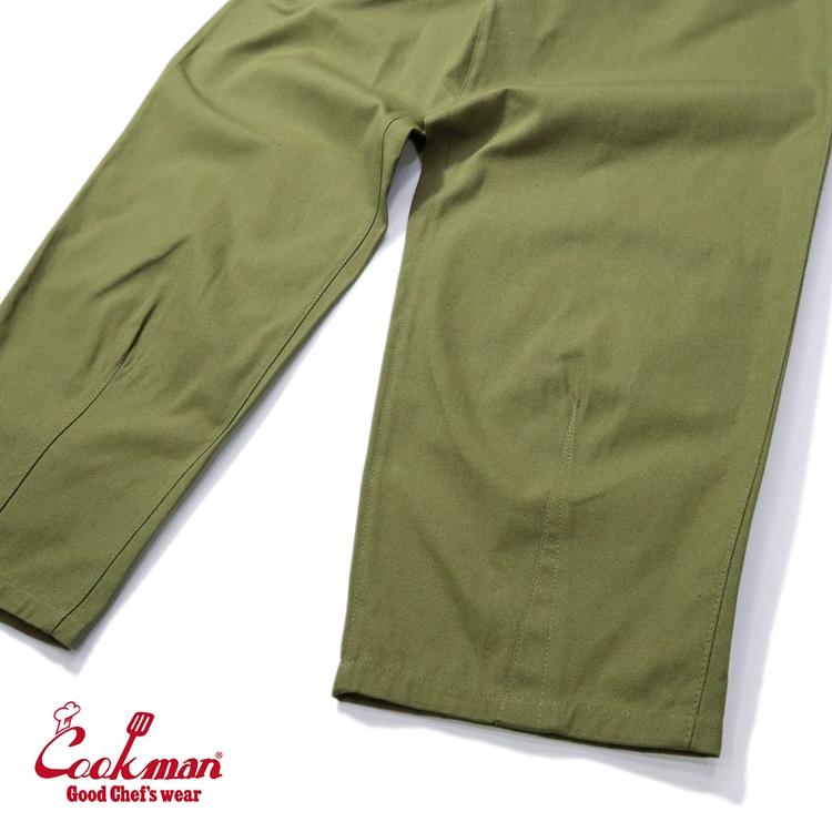COOKMAN（クックマン） Harvest Pants Cropped Canvas Olive