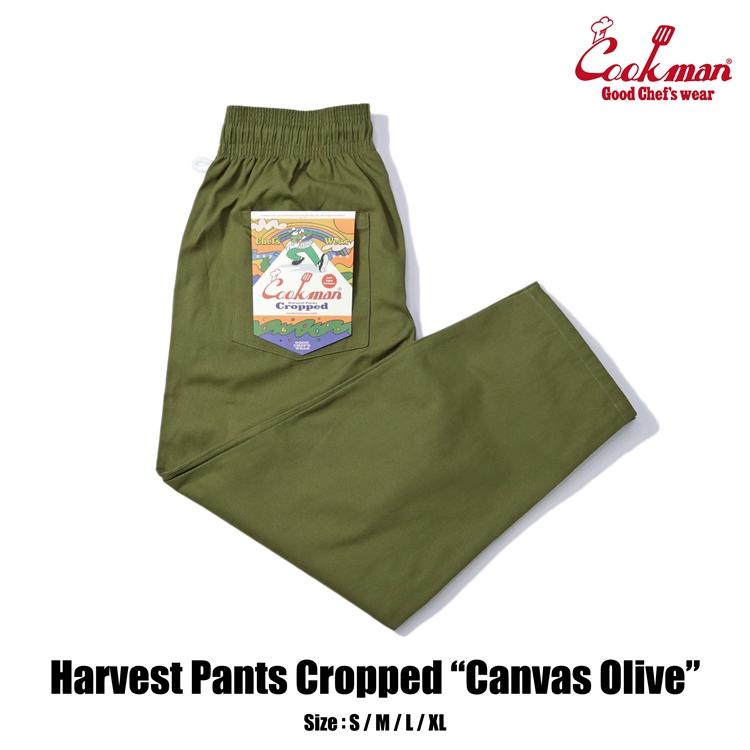 COOKMAN（クックマン） Harvest Pants Cropped Canvas Olive