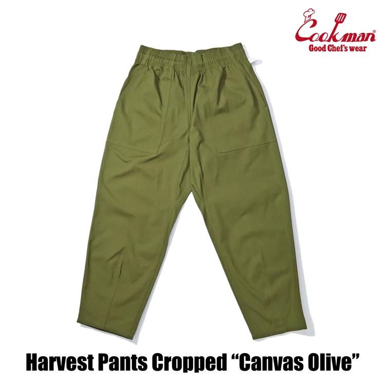 COOKMAN（クックマン） Harvest Pants Cropped Canvas Olive