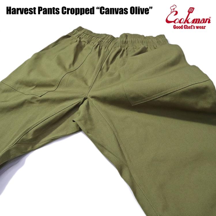 COOKMAN（クックマン） Harvest Pants Cropped Canvas Olive