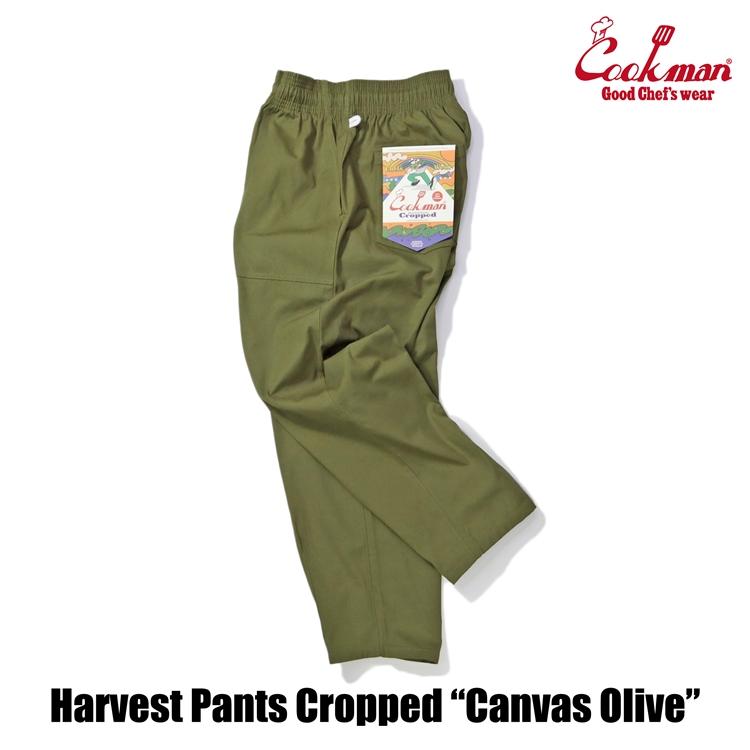 COOKMAN（クックマン） Harvest Pants Cropped Canvas Olive