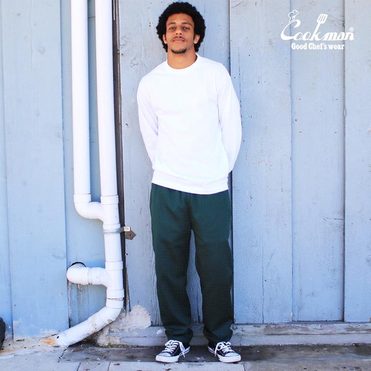 COOKMAN（クックマン） Chef Pants Dark Green シェフパンツ ダーク