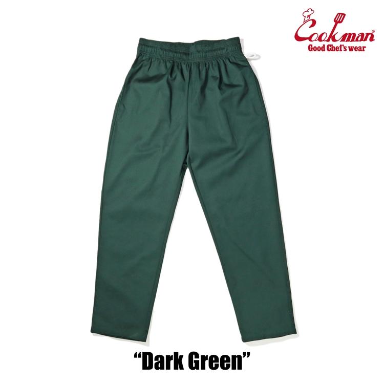 COOKMAN（クックマン） Chef Pants Dark Green シェフパンツ ダーク
