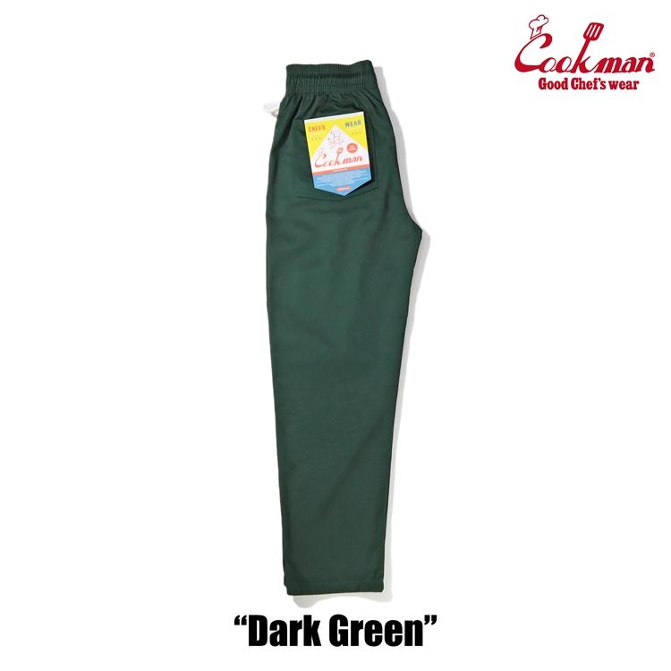 COOKMAN（クックマン） Chef Pants Dark Green シェフパンツ ダーク