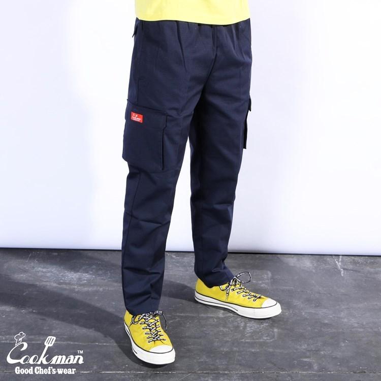 COOKMAN（クックマン） シェフパンツ Chef Pants Cargo Ripstop Navy