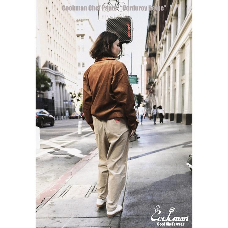 COOKMAN（クックマン） Chef Pants Corduroy Beige シェフパンツ