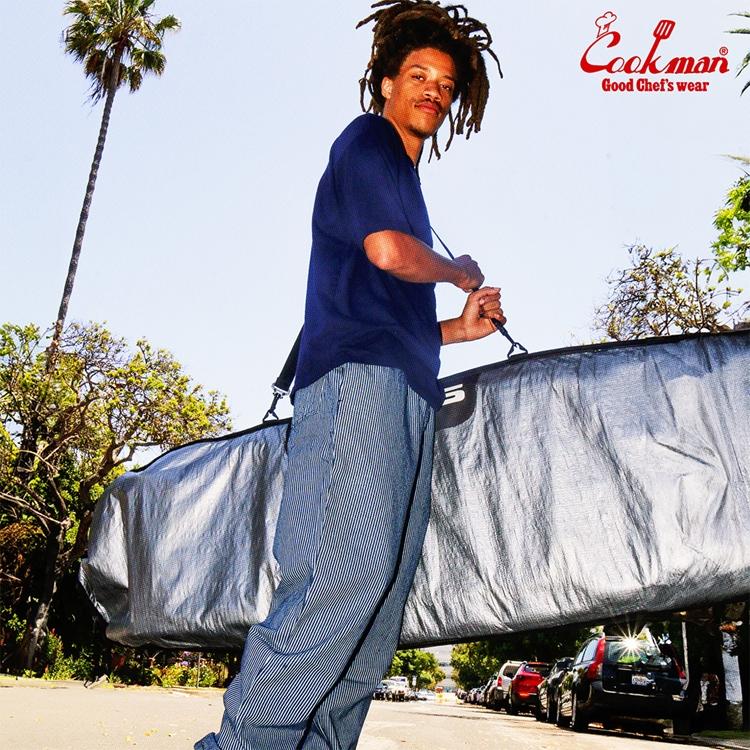 COOKMAN（クックマン） COOKMAN Chef Pants Hickory Navy ヒッコリー