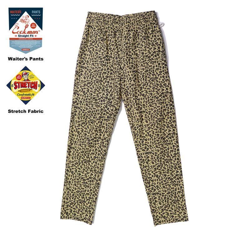COOKMAN（クックマン） Waiter's Pants Leopard Beige ウェイター