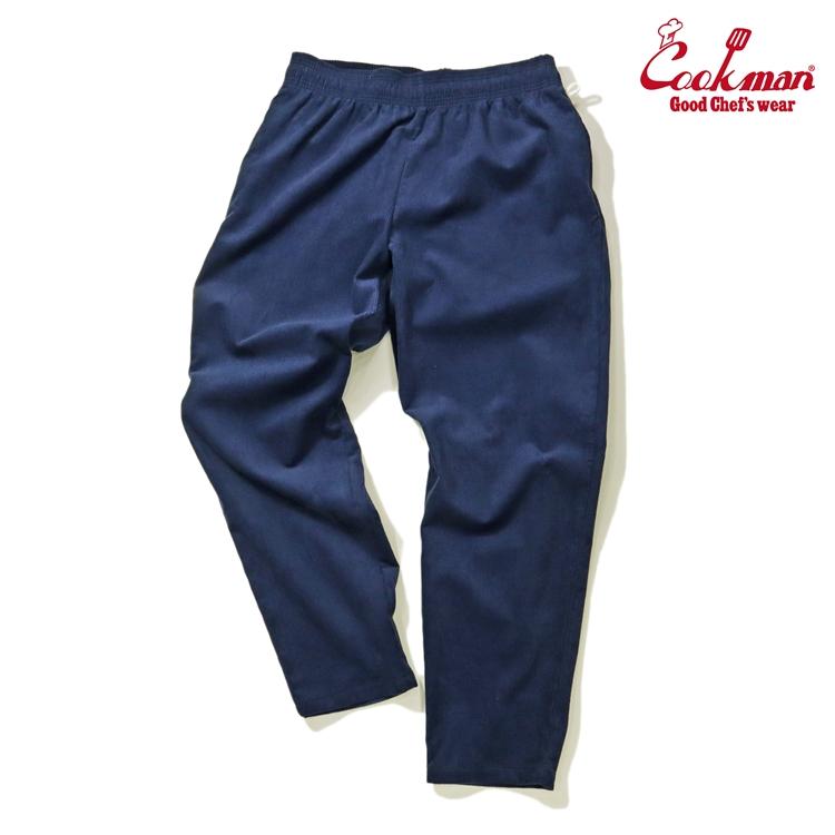 COOKMAN（クックマン） Chef Pants Corduroy Navy Plus Size シェフ