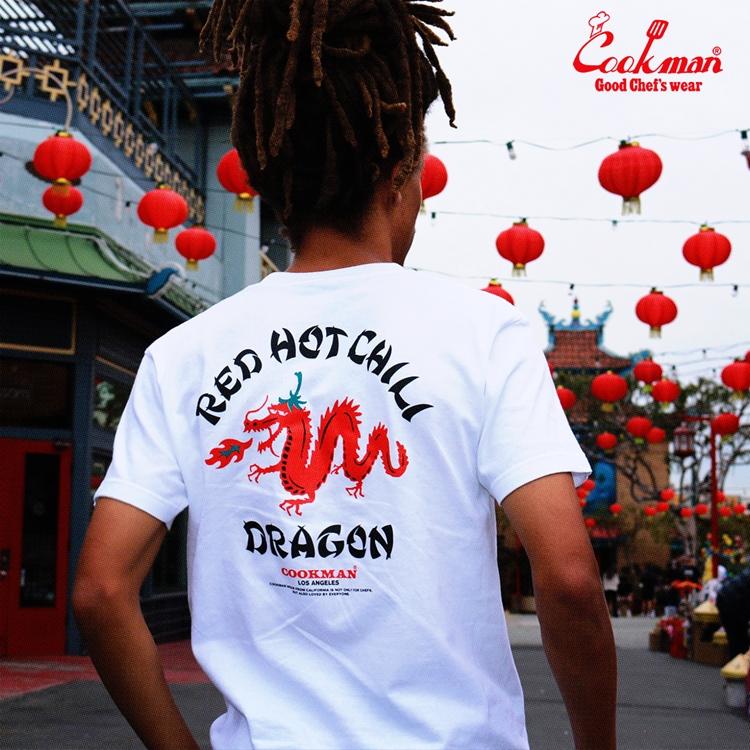 COOKMAN クックマン Chili Dragon T-shirts チリ ドラゴン Tシャツ 231-41029 ユニセックス｜motobluez-store｜11