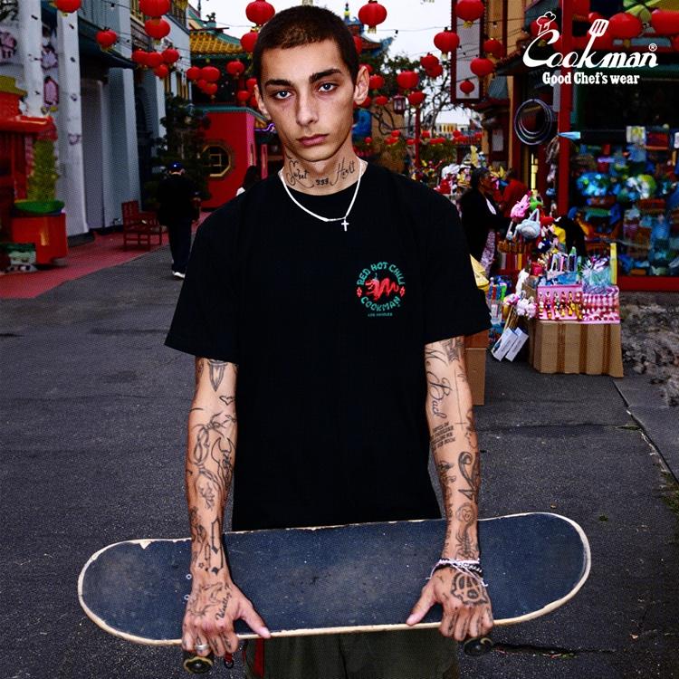 COOKMAN（クックマン） Chili Dragon T-shirts チリ ドラゴン Tシャツ