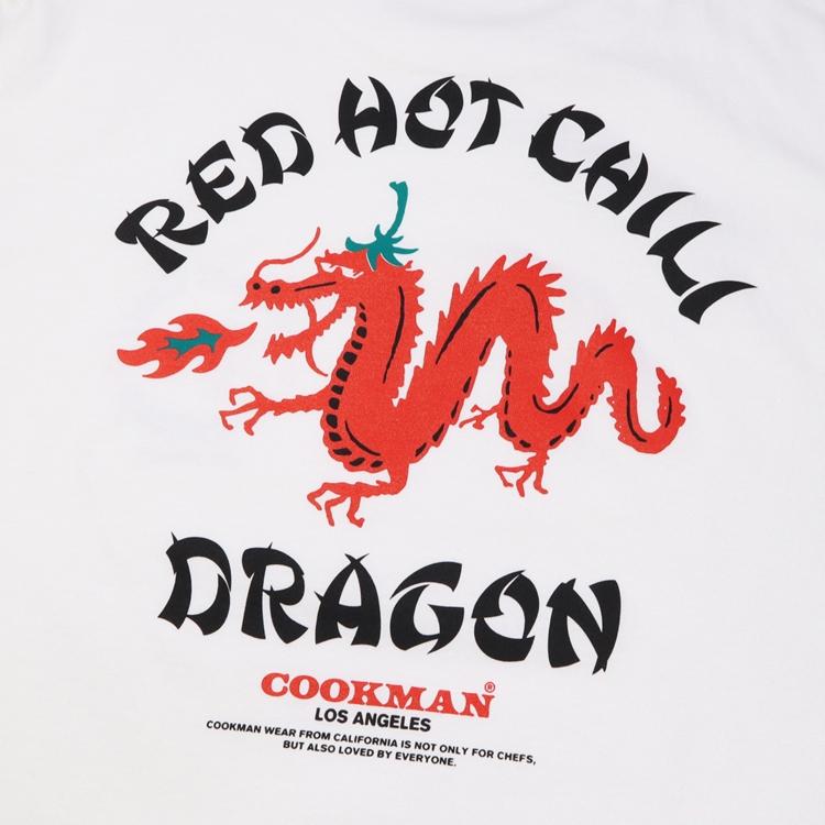 COOKMAN クックマン Chili Dragon T-shirts チリ ドラゴン Tシャツ 231-41029 ユニセックス｜motobluez-store｜09
