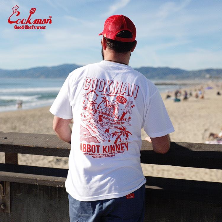 COOKMAN（クックマン） Abbot Kinney Street T-shirts アボット キニー