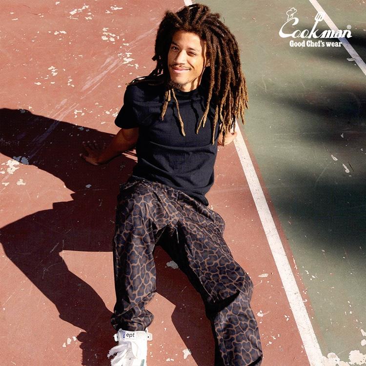 COOKMAN（クックマン） Chef Pants Black Jaguar シェフパンツ