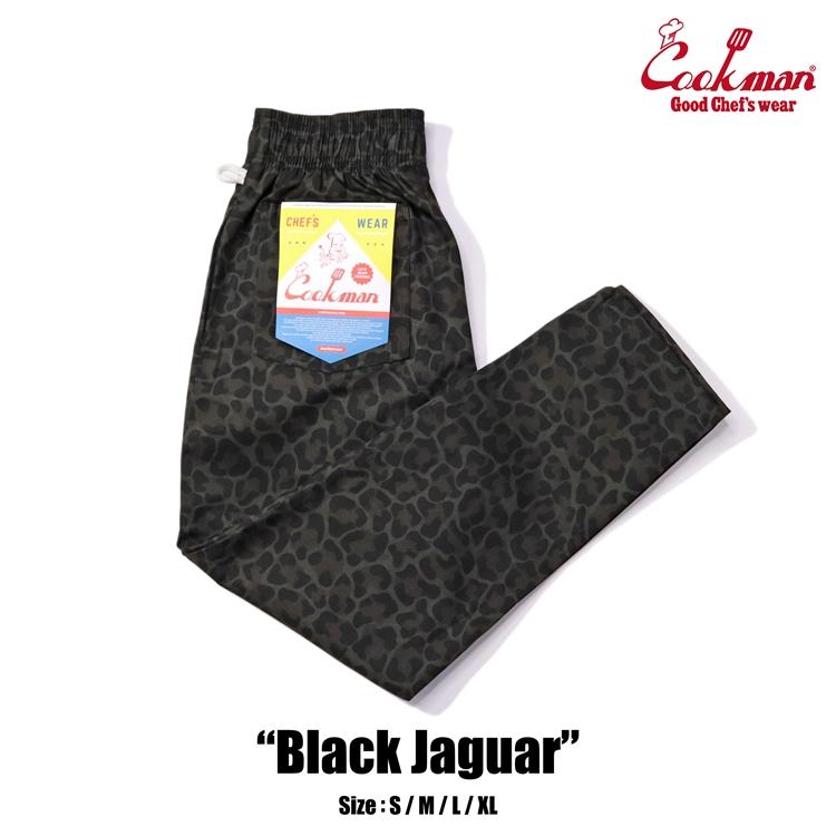 COOKMAN（クックマン） Chef Pants Black Jaguar シェフパンツ