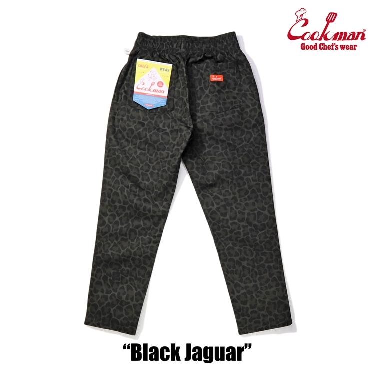 COOKMAN（クックマン） Chef Pants Black Jaguar シェフパンツ