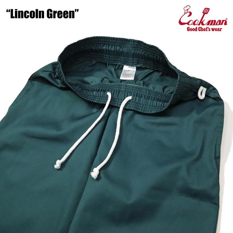 COOKMAN（クックマン） Chef Pants Lincoln Green シェフパンツ