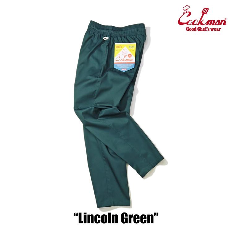 COOKMAN（クックマン） Chef Pants Lincoln Green シェフパンツ